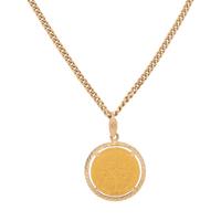YELLOW GOLD COIN NECKLACE