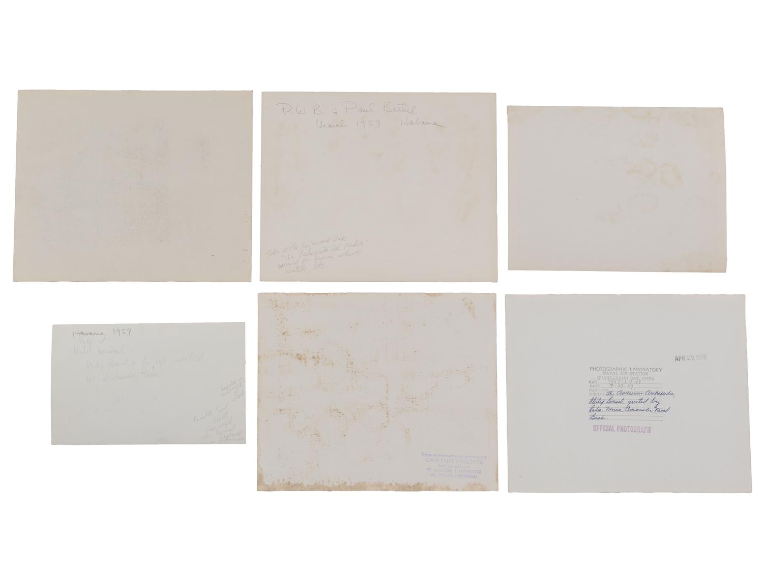 [POLITICS - CUBA]. Archive identified to Philip Bonsal, last US Ambassador to Cuba, incl. presidential appointment signed by EISENHOWER.