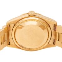 ROLEX, REF. 118348 18K YELLOW GOLD 'OYSTER PERPETUAL DAY-DATE' DIAMOND DIAL & BEZEL WATCH