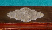 A Brunswick-Balke Inlaid Rosewood Billiards Table