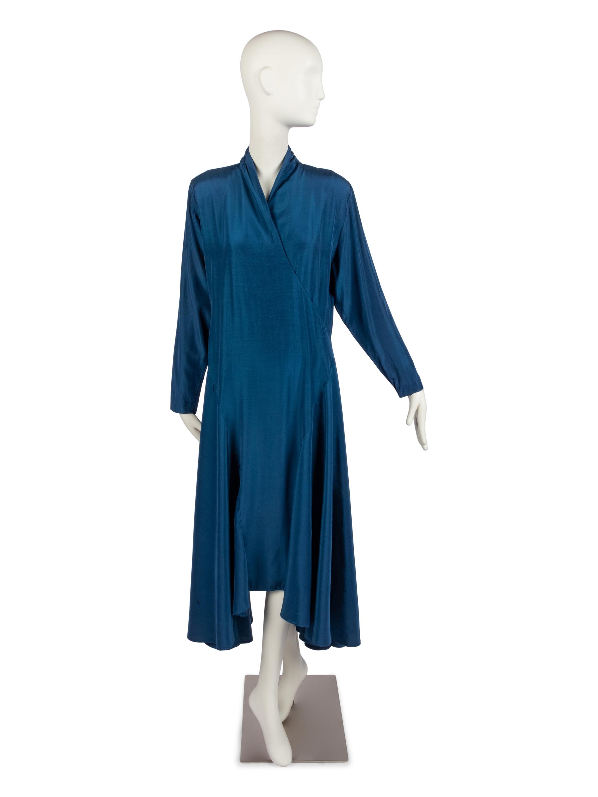 Norma Kamali Silk Dress, 1980s