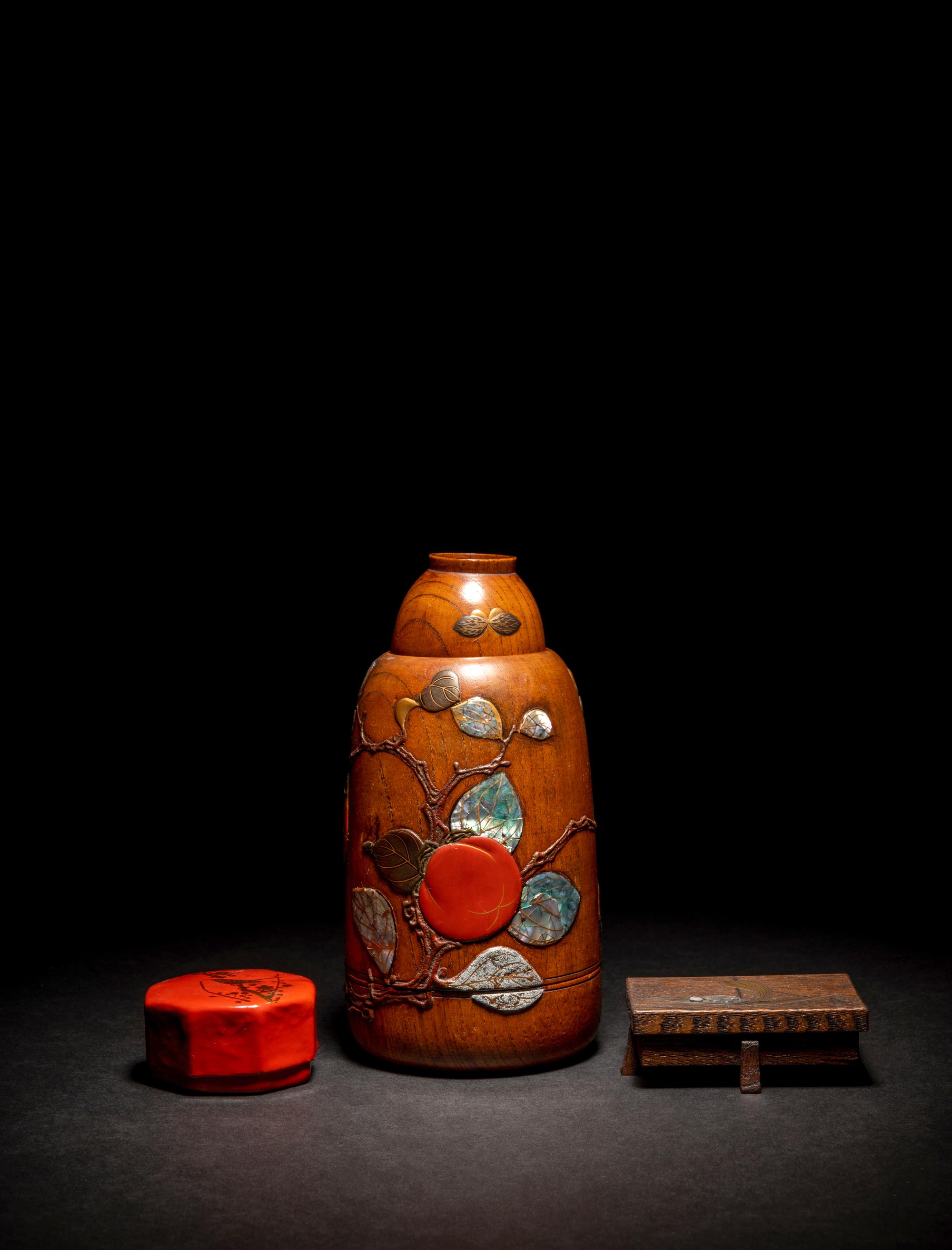 Three Japanese Covered Vessels
