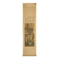 Four Chinese Scroll Paintings, Late 19th-20th Century — 近代 中國書畫一組四件