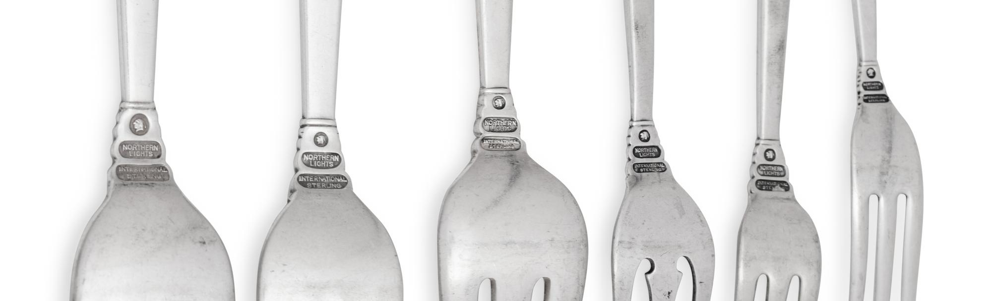 An American Silver Flatware Service