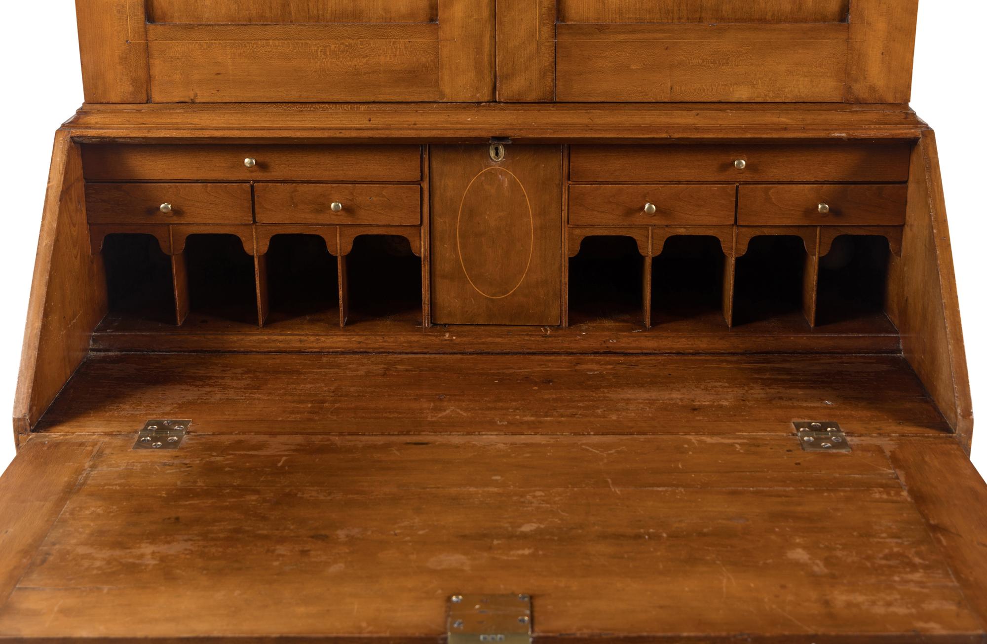 A Federal Cherrywood Bureau Cabinet