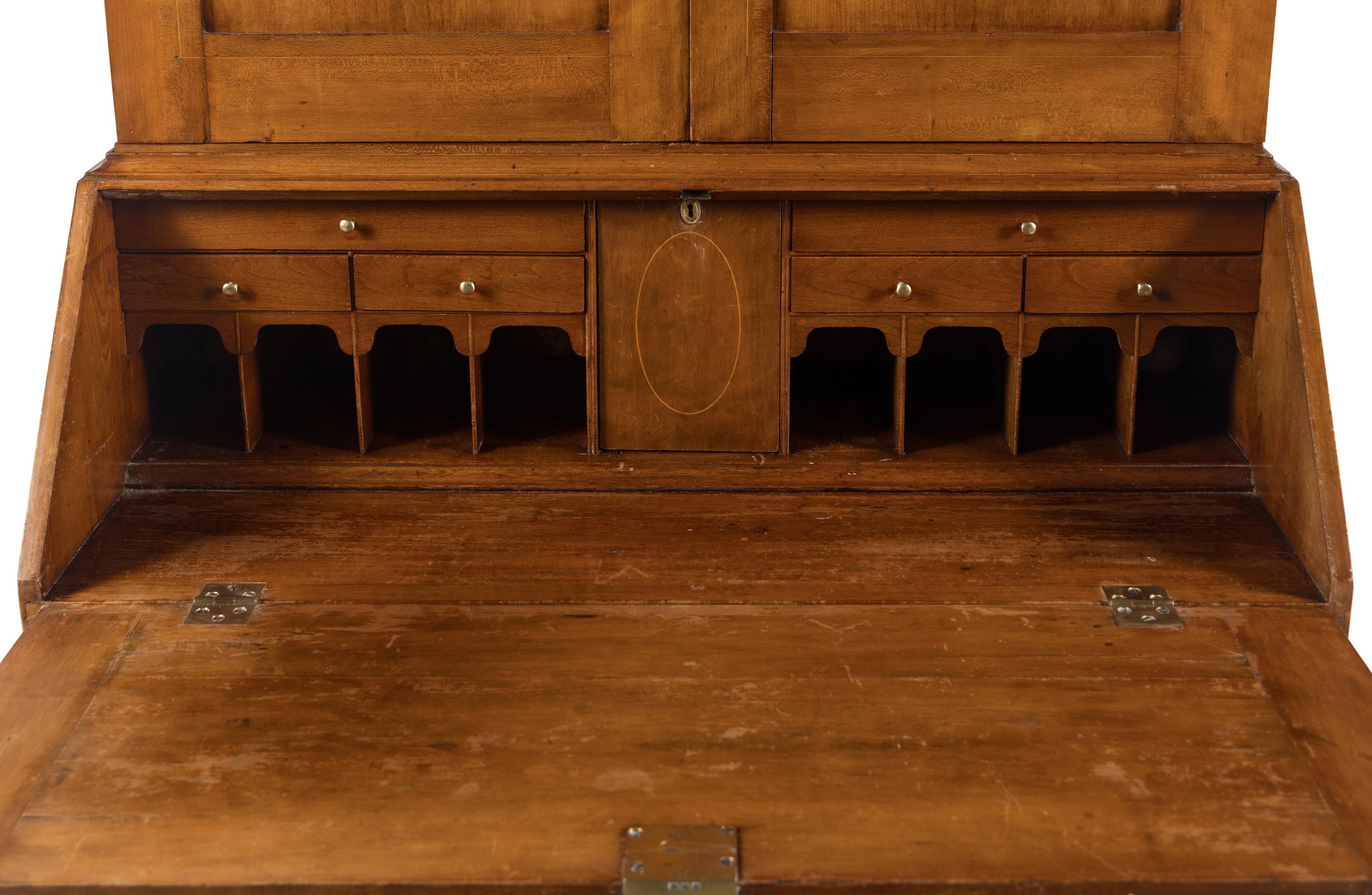 A Federal Cherrywood Bureau Cabinet