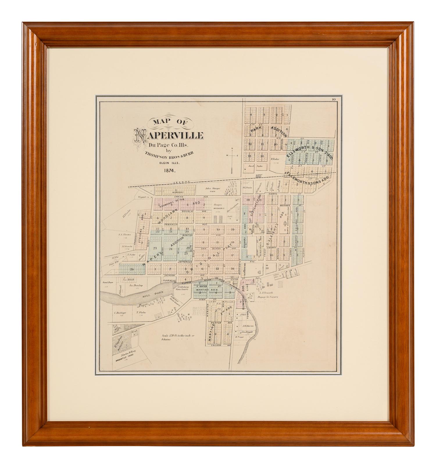 A group of 14 19th and 20th century maps, comprising: