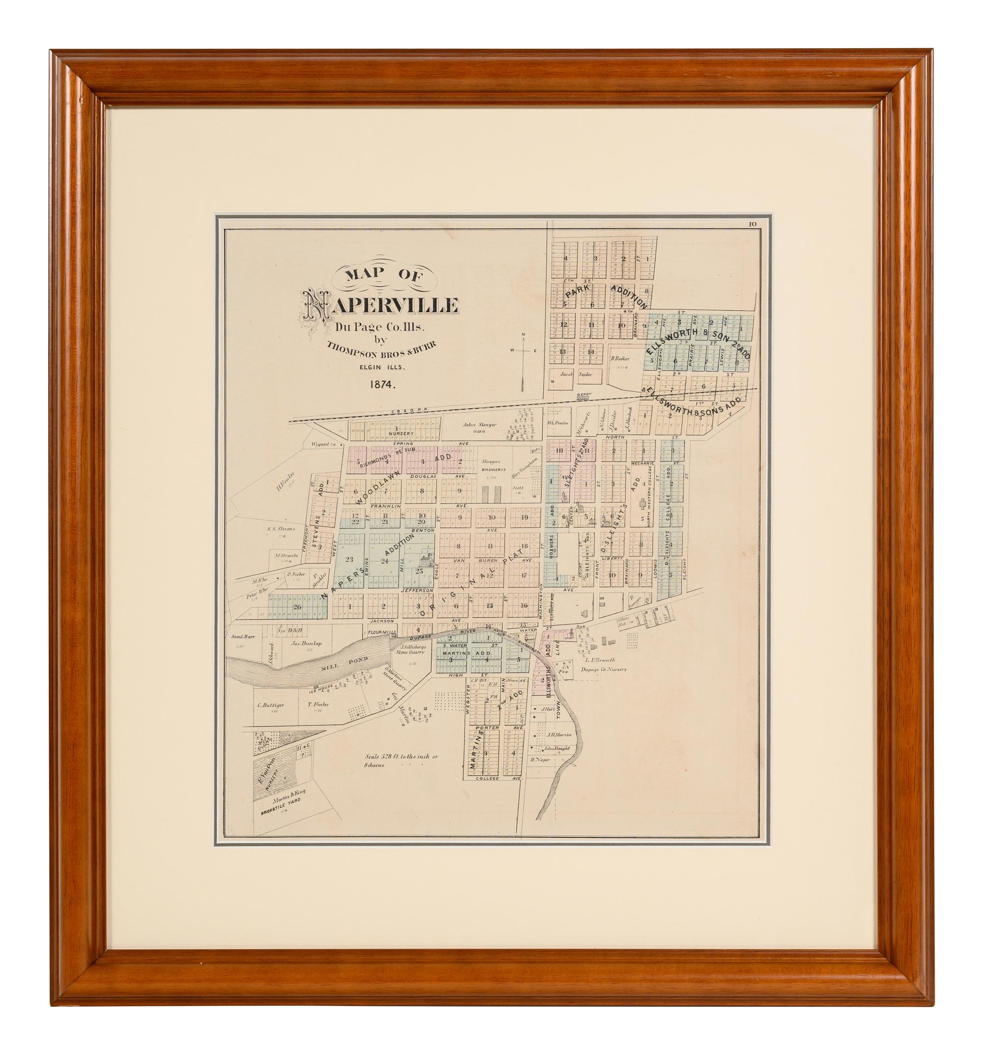 A group of 14 19th and 20th century maps, comprising: