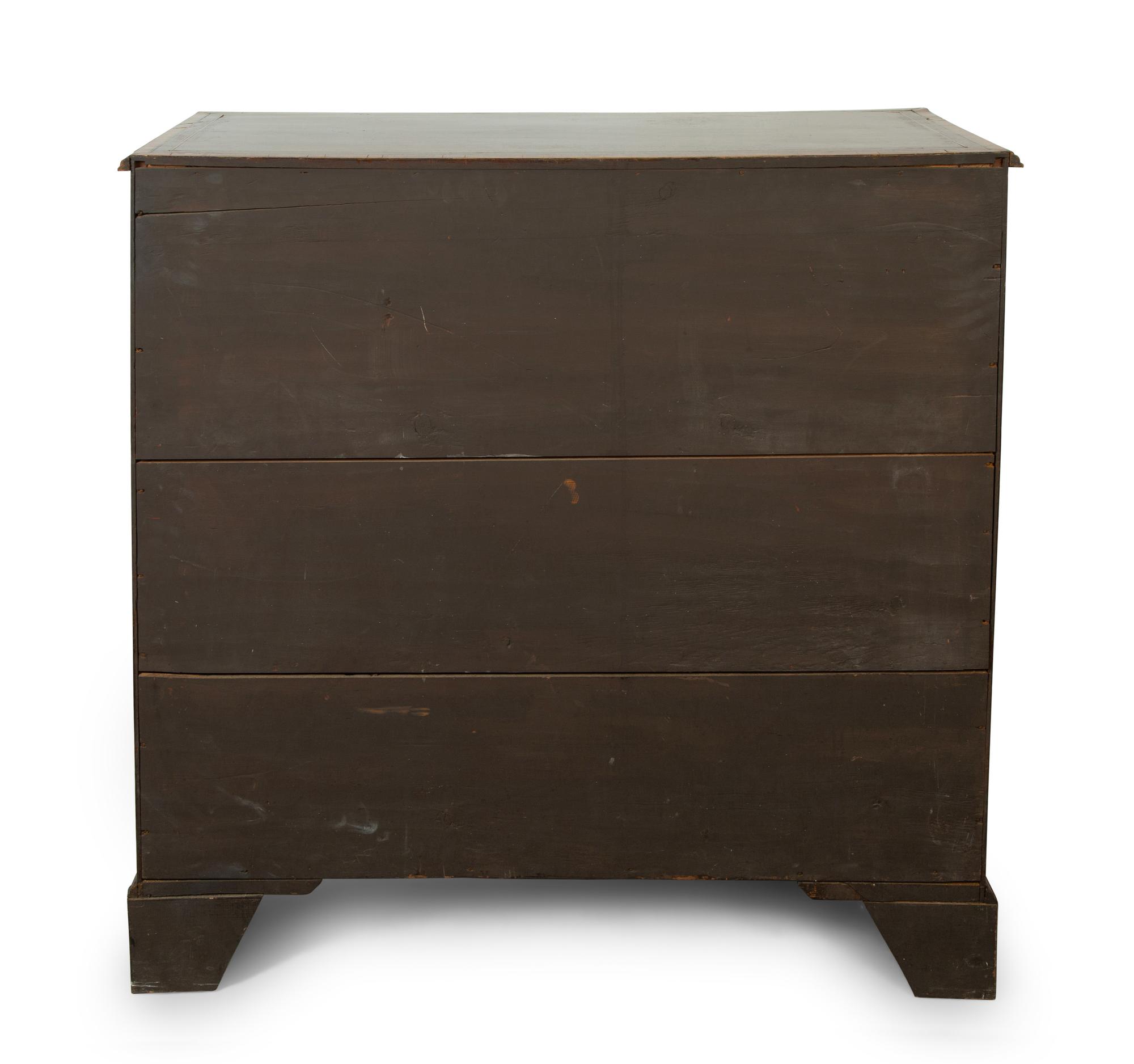 A Federal Style Mahogany and Satinwood Chest of Drawers