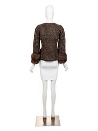 Chanel Jacket with Mink Cuffs, 2000-10s