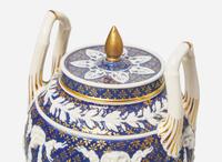 A Wedgwood Victoria Ware Covered Vase, UK, circa 1890