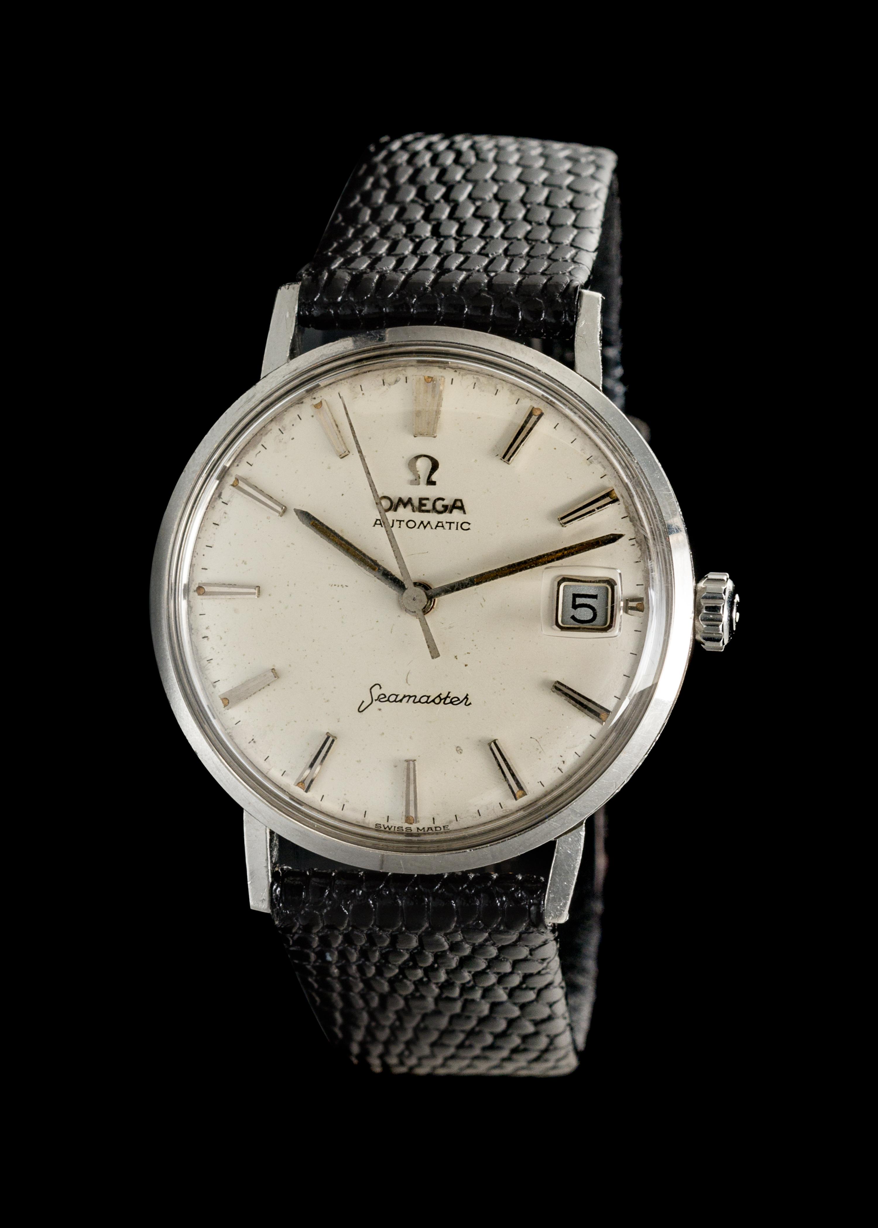 A Stainless Steel Seamaster Wristwatch, Omega,
