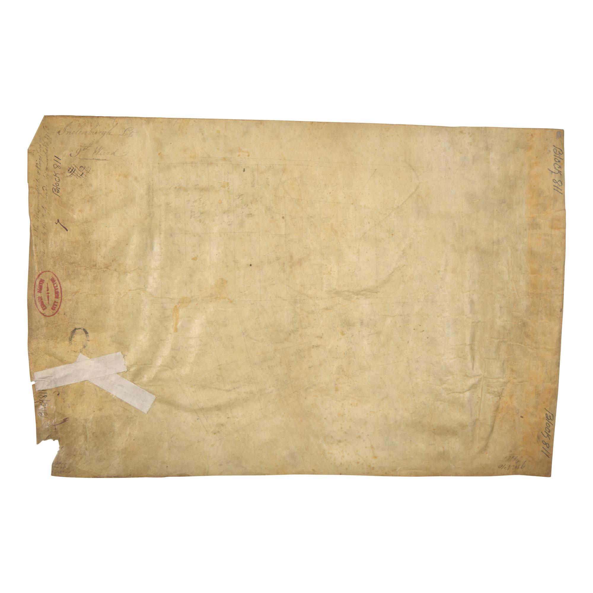 [Maps & Atlases] [New York] Maerschalk, Francis. Early Manuscript Map of the Bloomingdale Road
