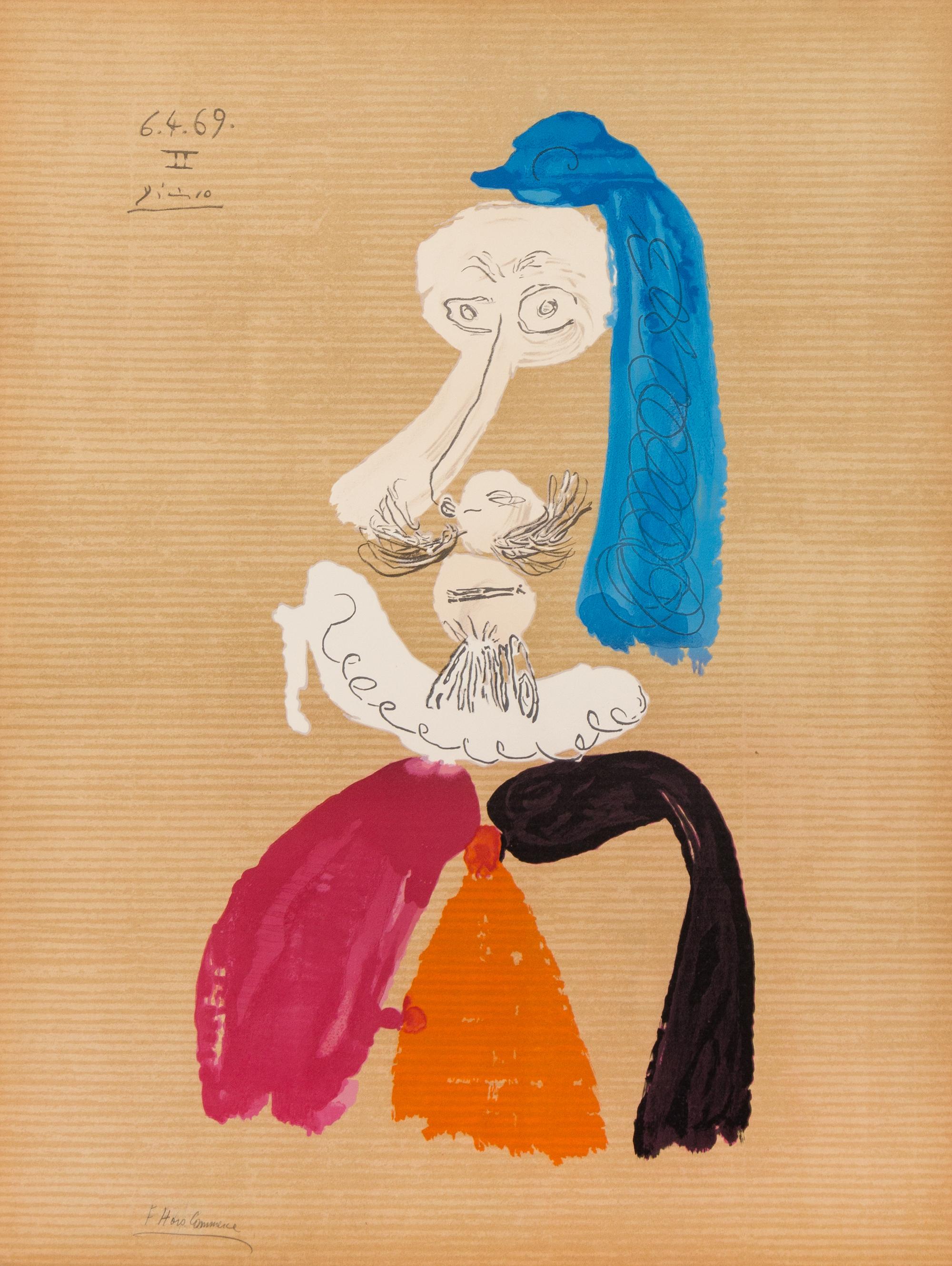 After Pablo Picasso, (Spanish, 1881-1973), Portraits imaginaires, 1969