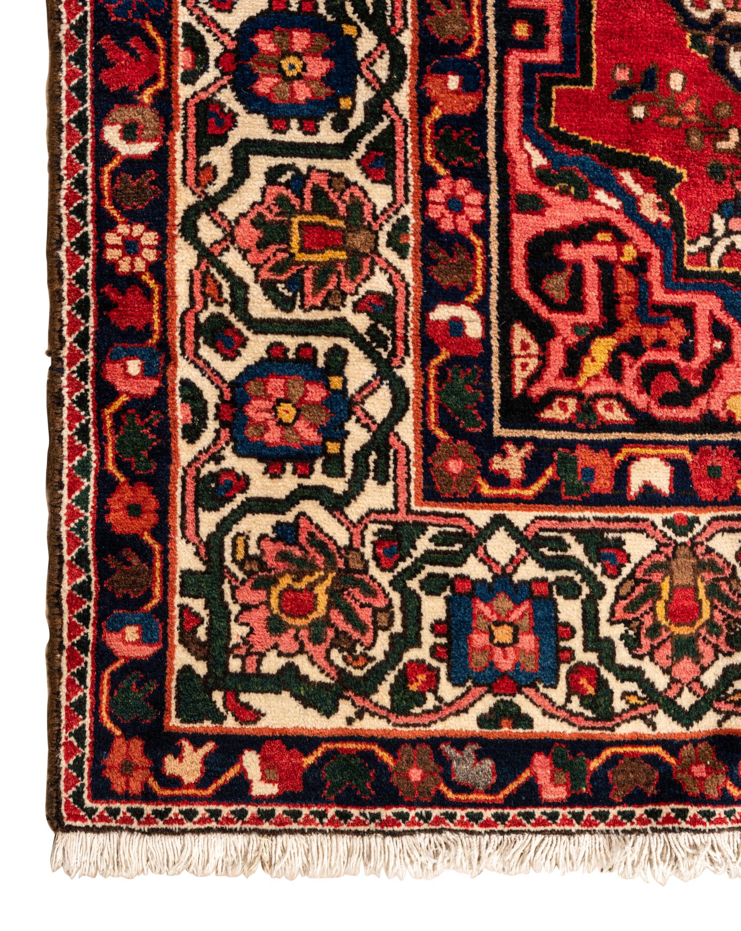 A Bakhtiari Wool Rug