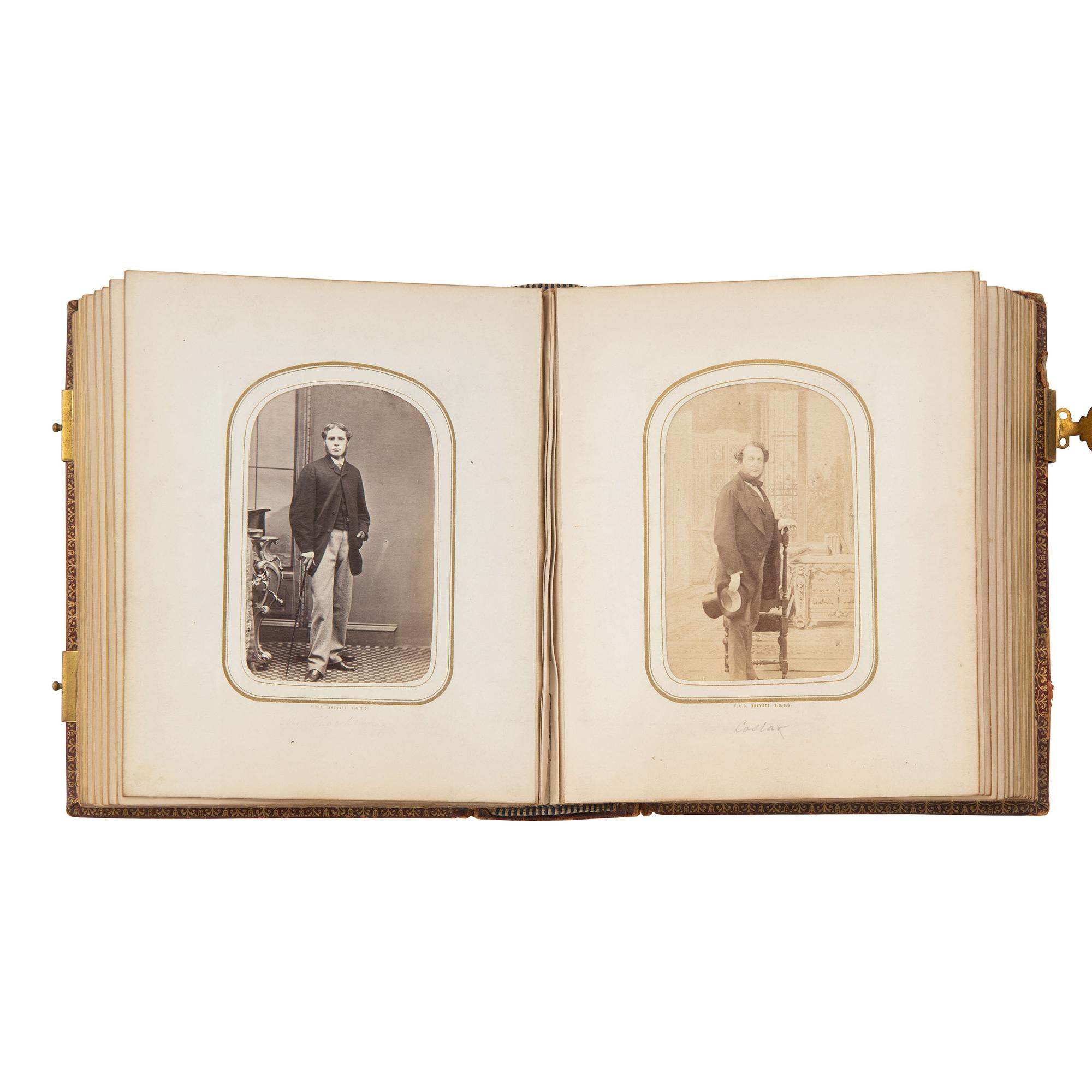 [Early Photography] Three Portrait Albums of European Personalities, Royalty and Other Notables