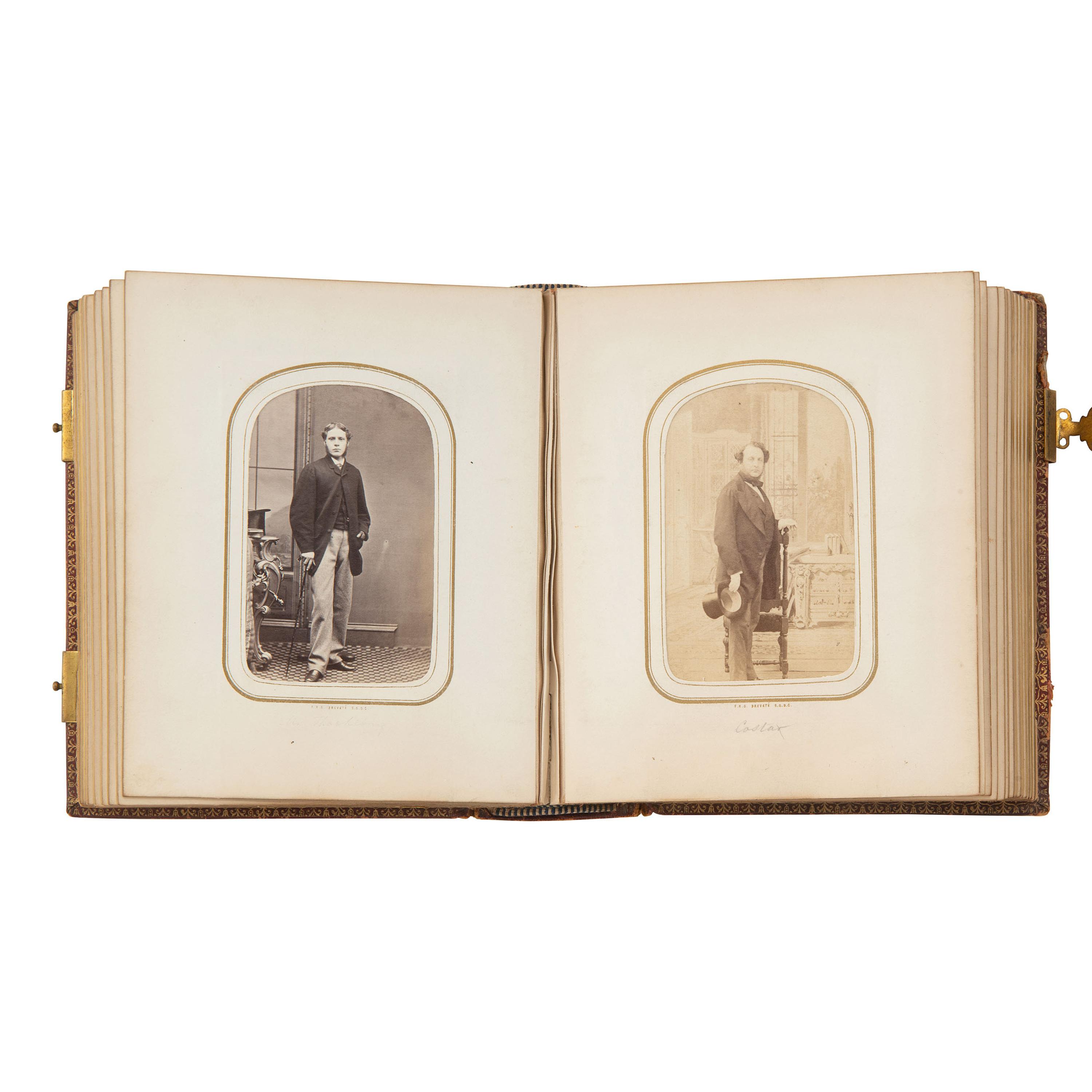 [Early Photography] Three Portrait Albums of European Personalities, Royalty and Other Notables