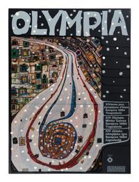 Set of 10 from XIV Olympic Winter Games Sarajevo 1984 , 1983 Including works by David Hockney, Victor Vasarely, Howard Hodgkin, James Rosenquist, and others.