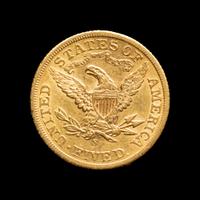 A 1900-S Liberty Head $5 Gold Coin