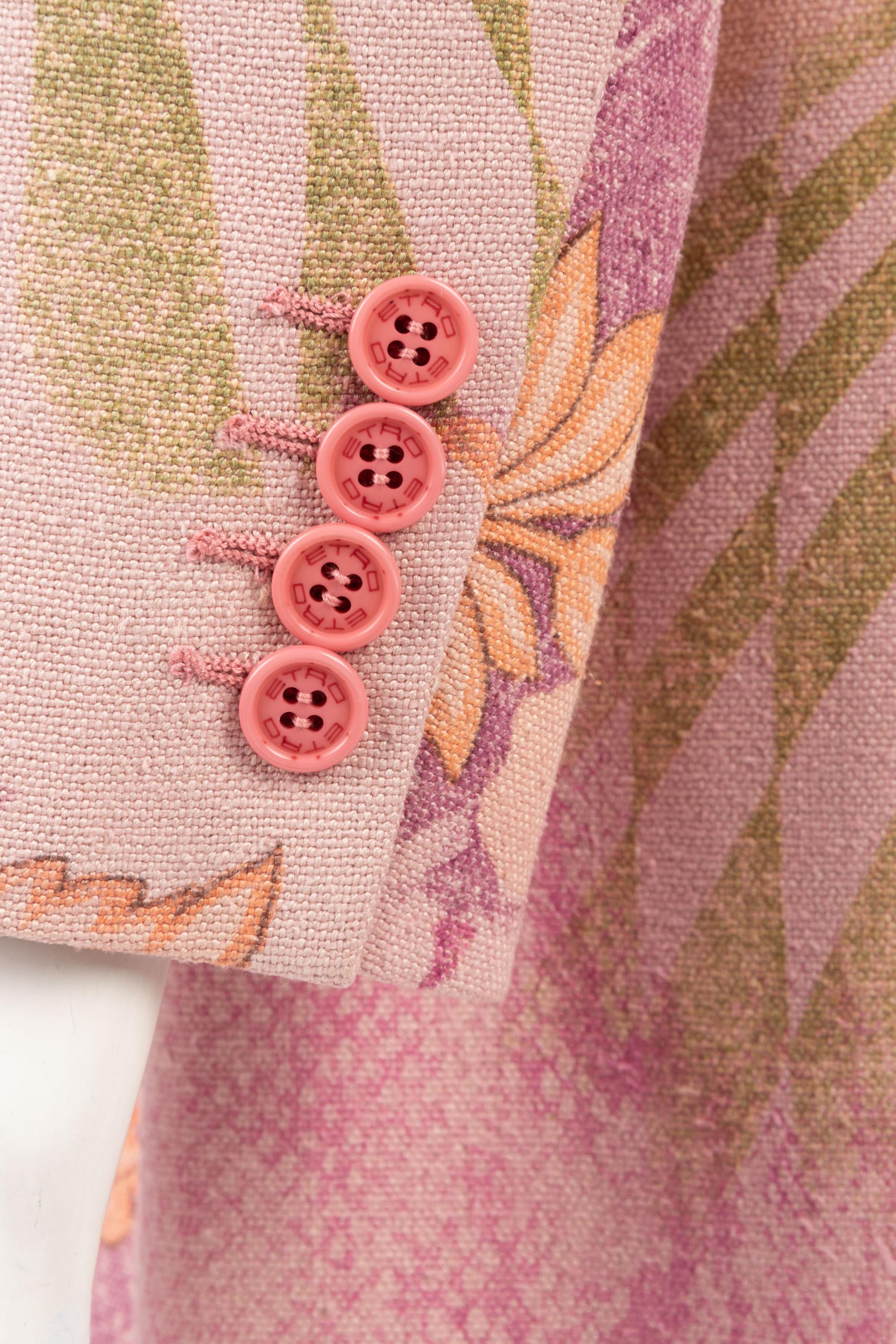 Five Etro Pieces: Two Jackets, Two Knit Dresses, One Knit Top