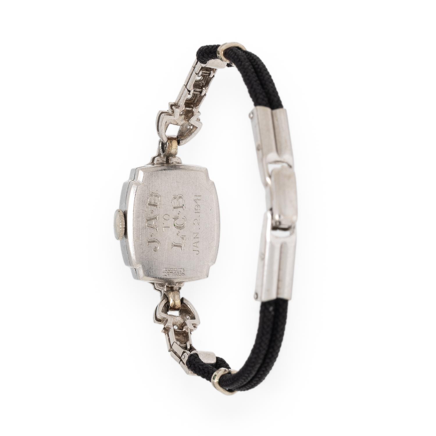 Hamilton, Diamond and Platinum Watch