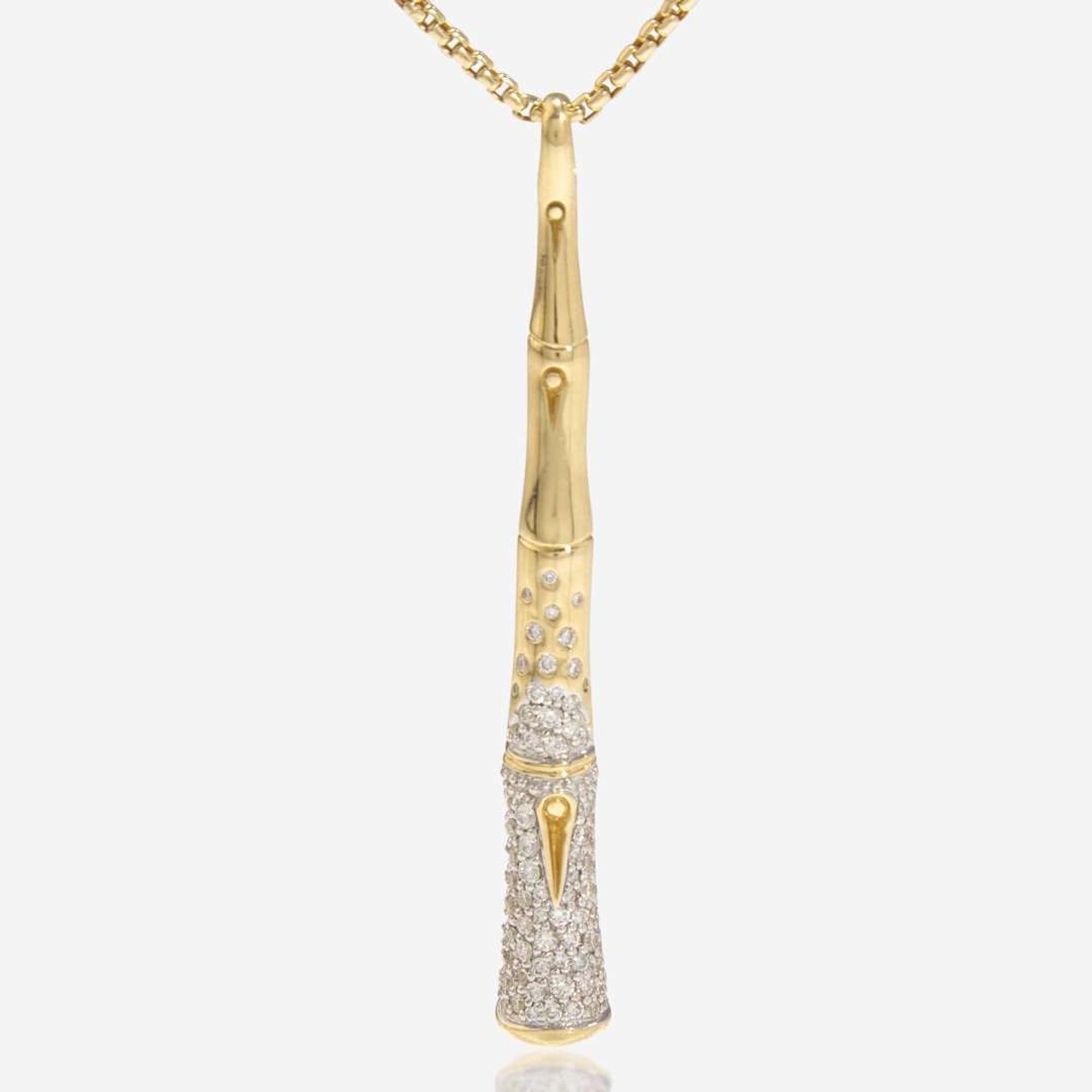 An 18K John Hardy Diamond Necklace