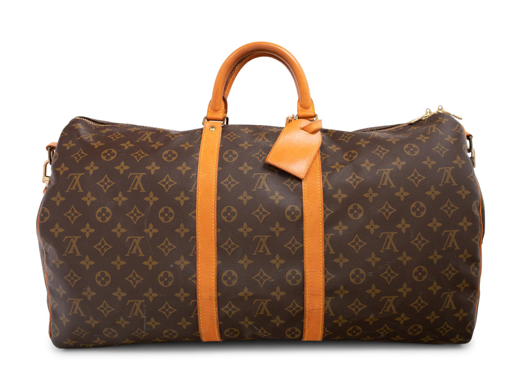Louis Vuitton Monogram Keepall Bandoulier 55 Bag, 1990