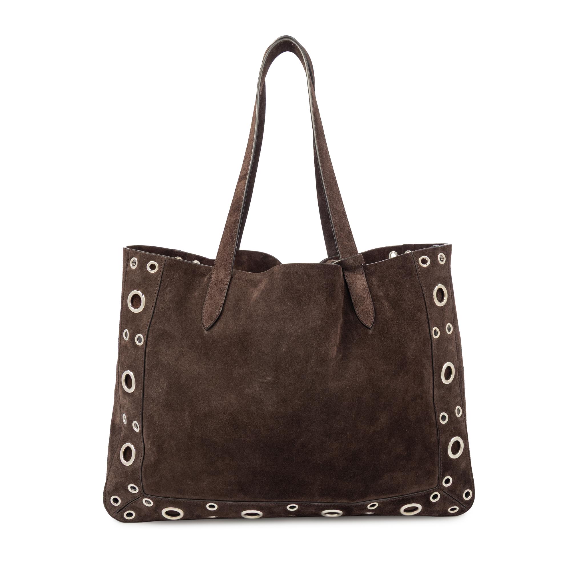 VALENTINO, NELLCOTE STUDDED SUEDE TOTE