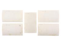 [PRESIDENTS] Photographs and ephemera related to Presidents Kennedy, FDR, Truman, and Reagan.