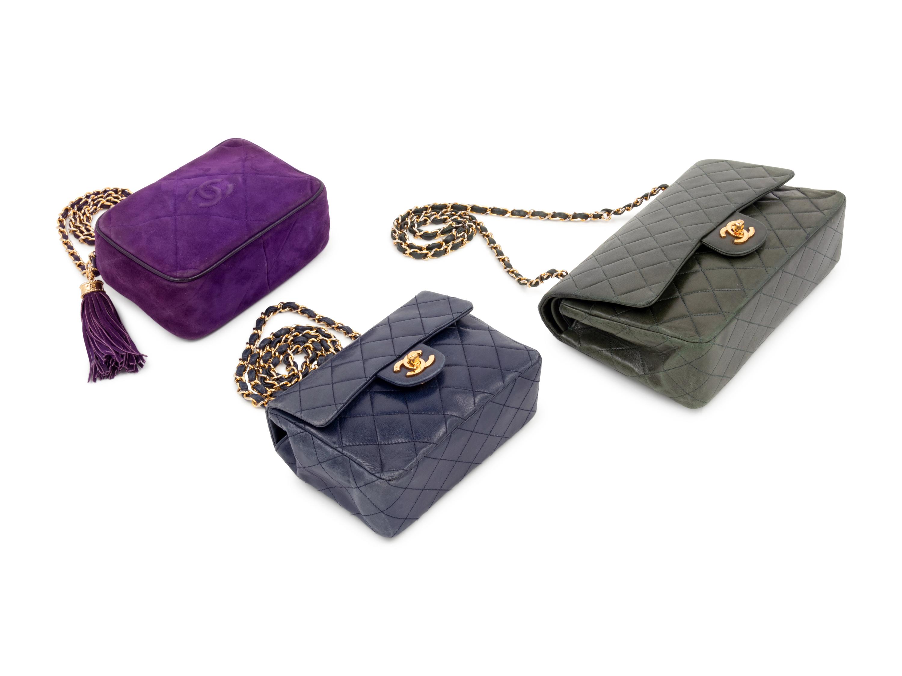 Three Chanel Bags, 1986-1997