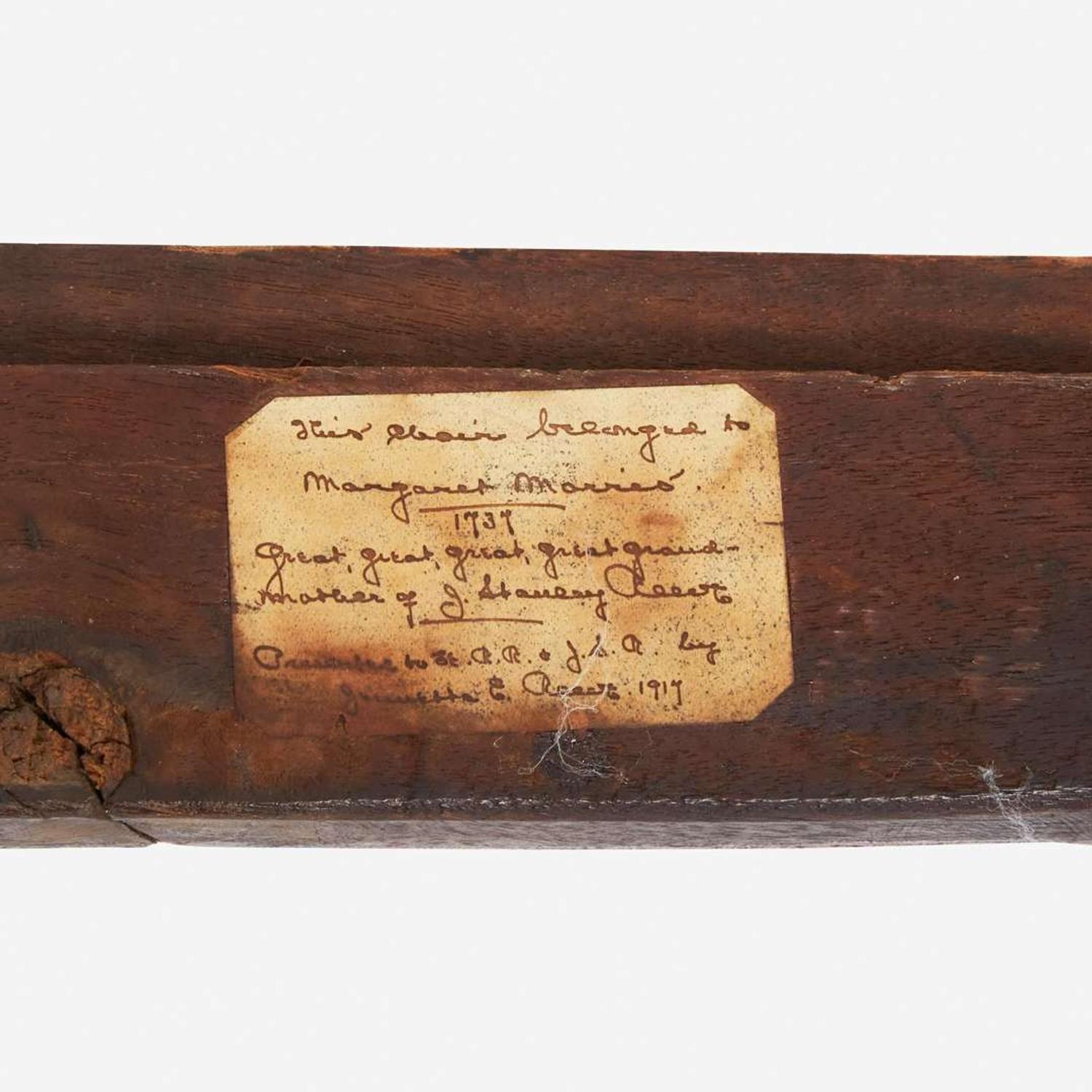 A Chippendale carved walnut side chair Philadelphia, PA, circa 1765