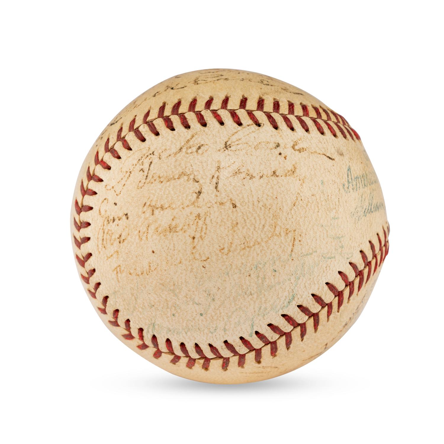 A 1935 Chicago White Sox Team Signed Autograph Baseball