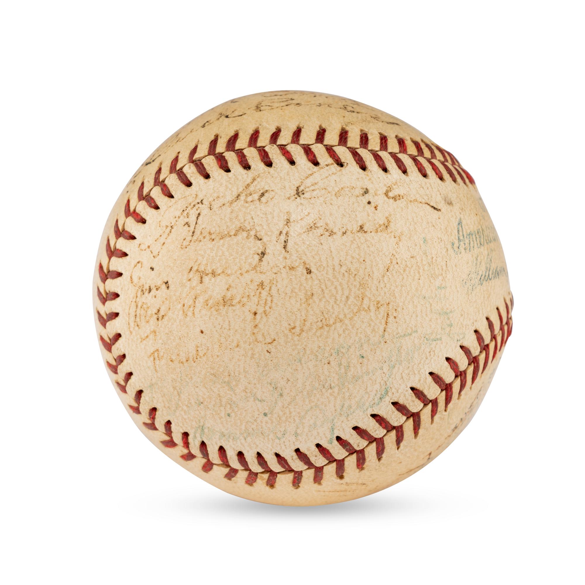 A 1935 Chicago White Sox Team Signed Autograph Baseball