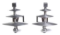 Samuel Marx (American, 1885-1964), USA, 1940s, a pair of andirons