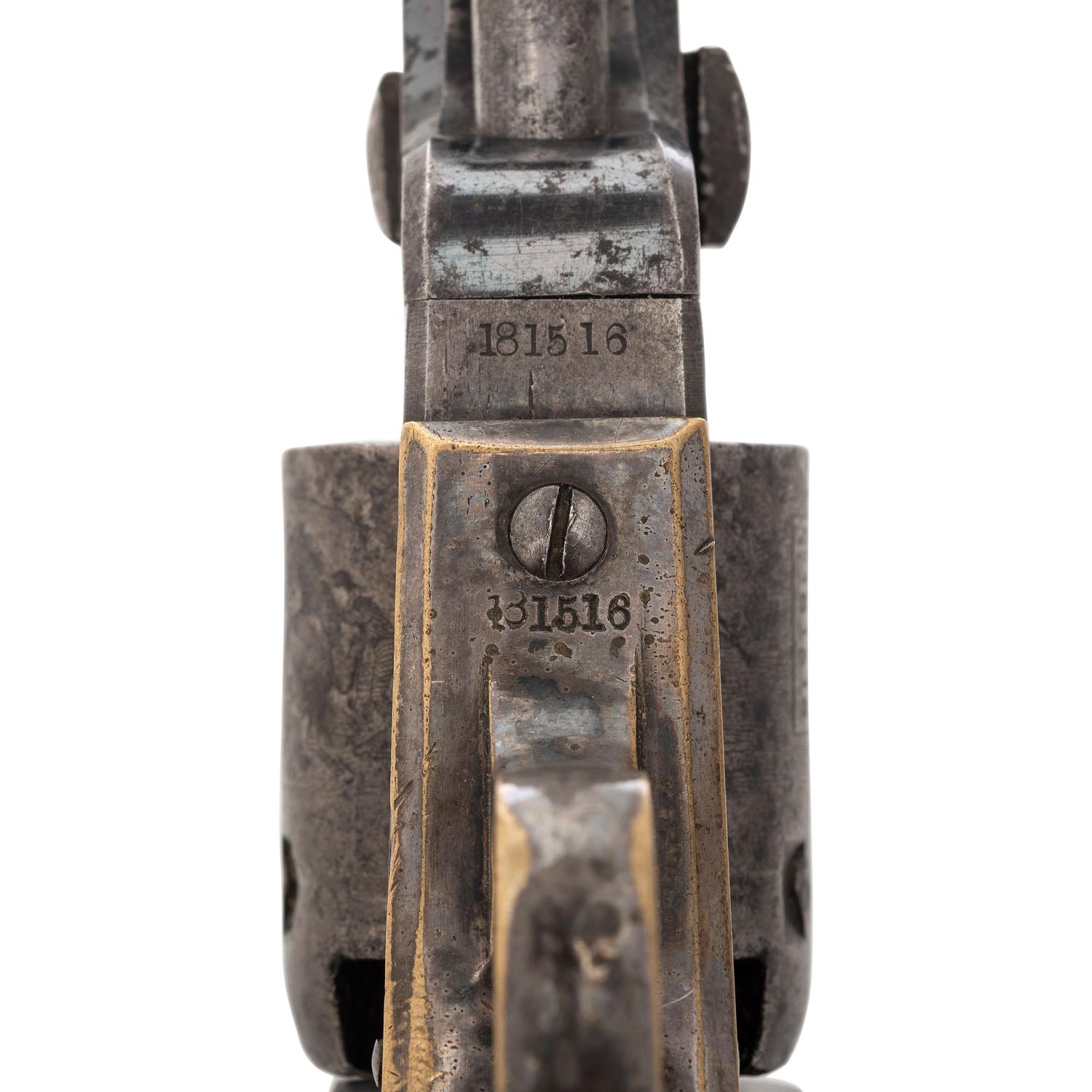 Colt Model 1849 Pocket Revolver Inscribed to Captain Andrew Willson 17th NY - Mortally Wounded at Second Manassas