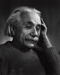[EINSTEIN, Albert]. KARSH, Yousuf (1908-2002), photographer. Group of 4 photographs of Albert Einstein. Ca 1948 (but printed later, ca 1959).