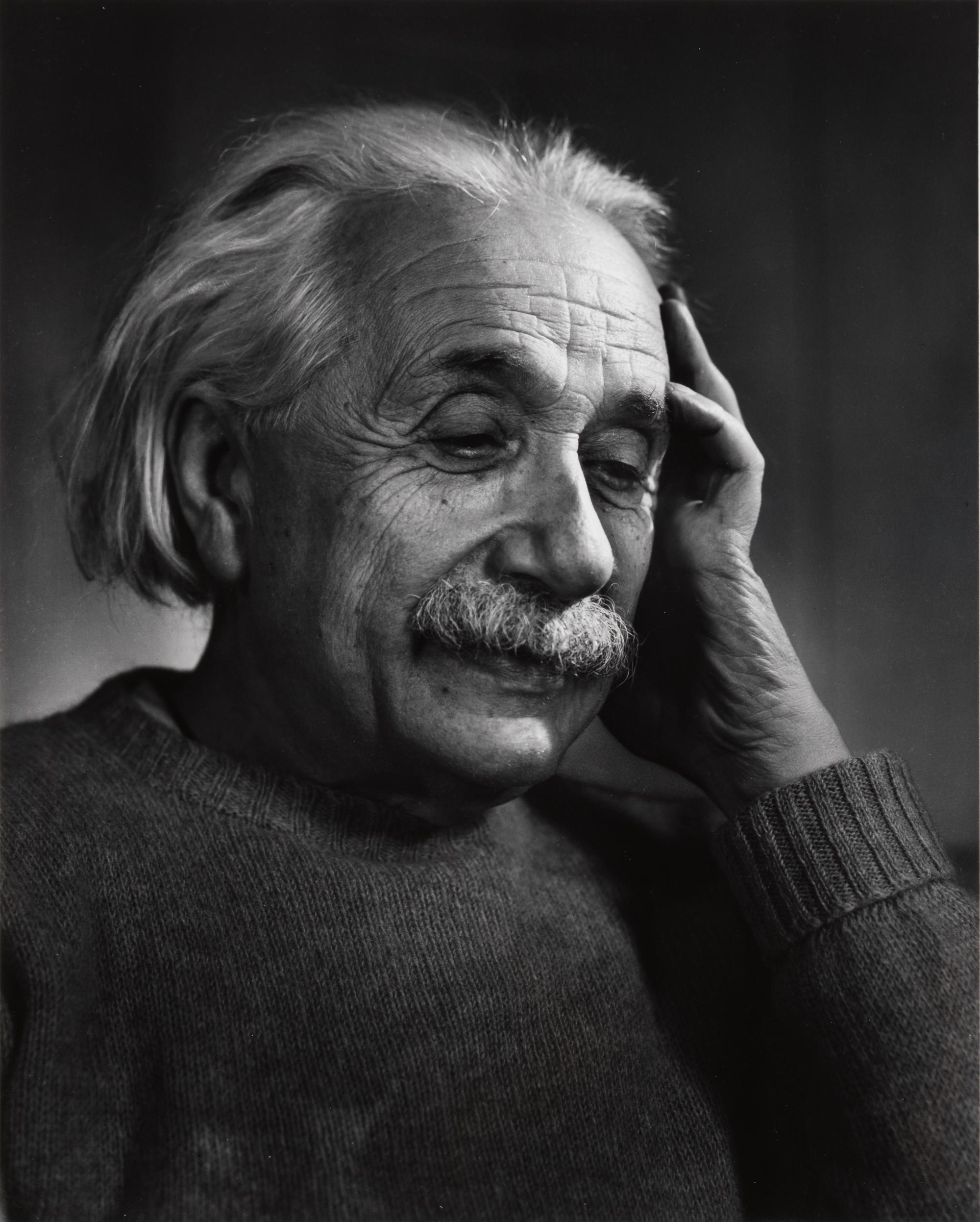 [EINSTEIN, Albert]. KARSH, Yousuf (1908-2002), photographer. Group of 4 photographs of Albert Einstein. Ca 1948 (but printed later, ca 1959).