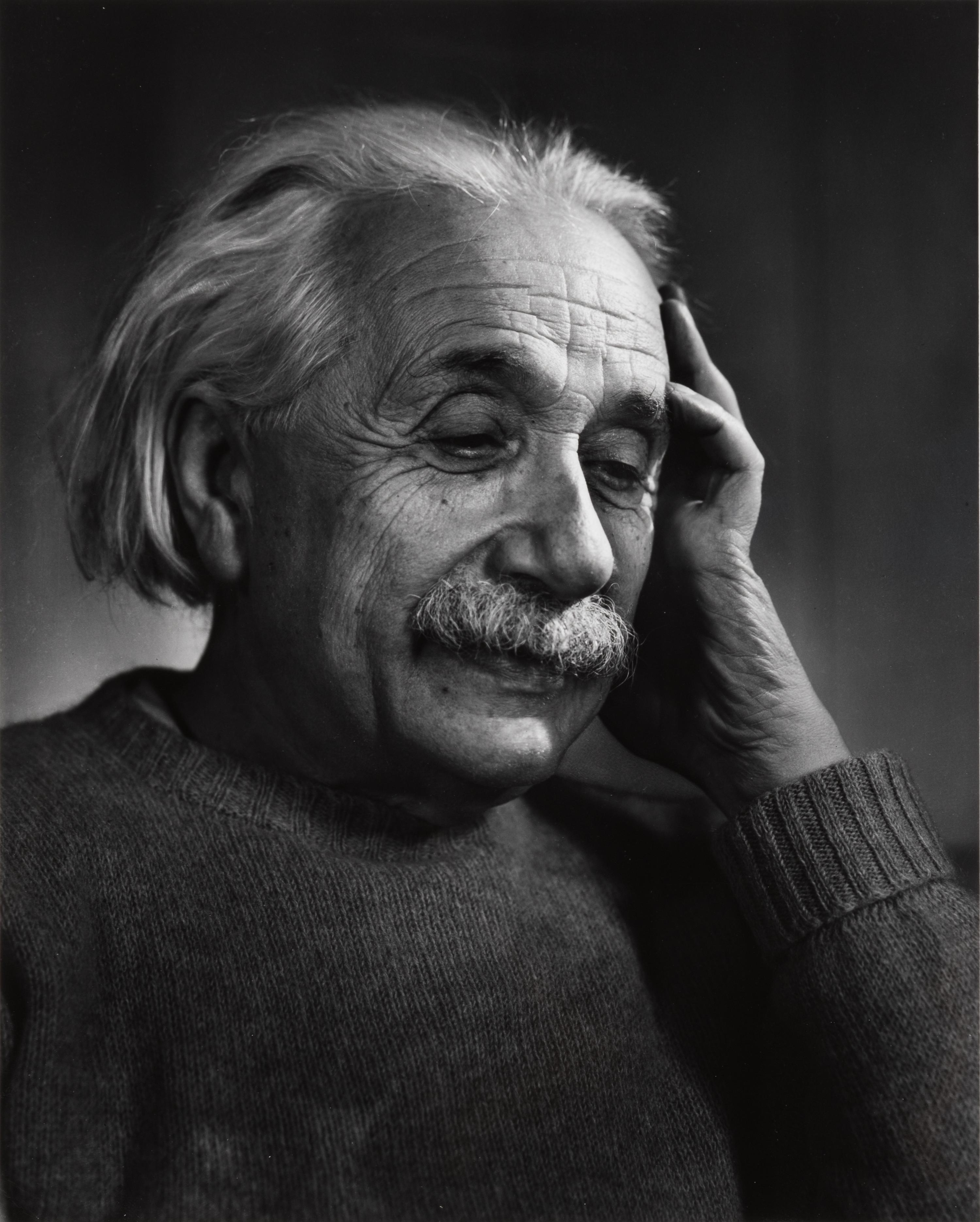 [EINSTEIN, Albert]. KARSH, Yousuf (1908-2002), photographer. Group of 4 photographs of Albert Einstein. Ca 1948 (but printed later, ca 1959).