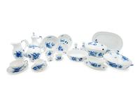 A Royal Copenhagen Partial Porcelain Dinner Service