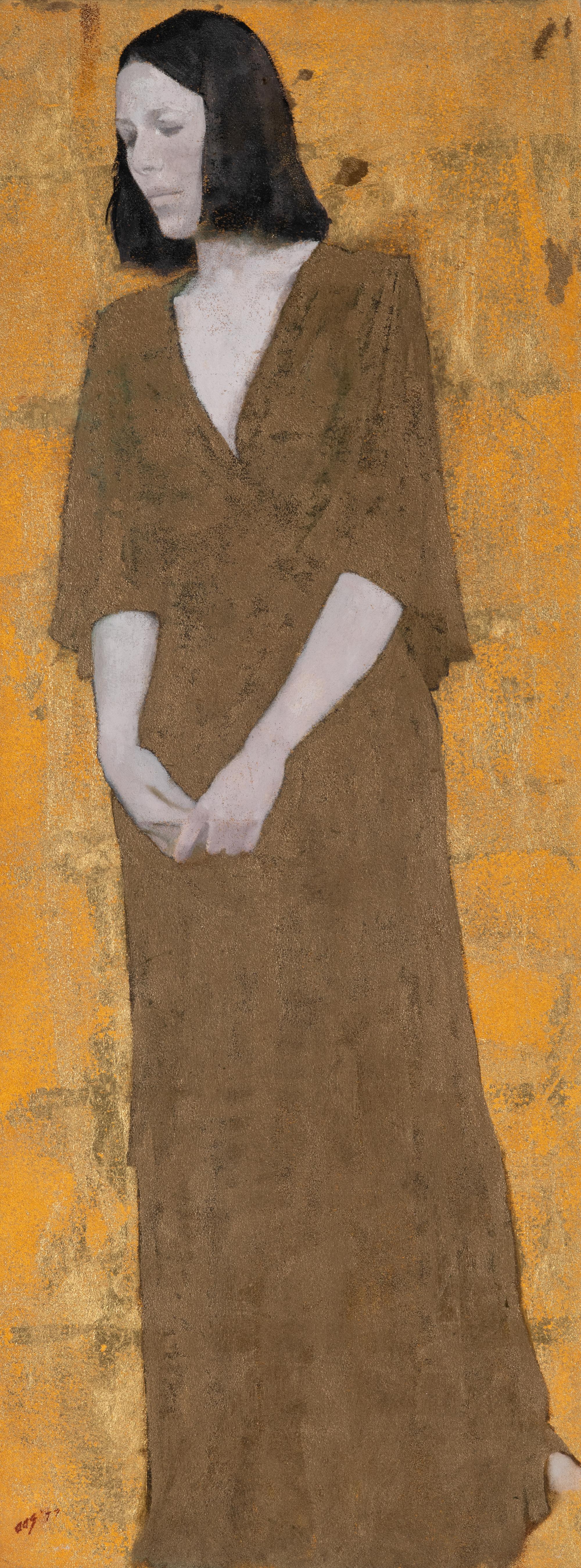 Study in Gold III [Portrait of Cecily Langdale] , 1977