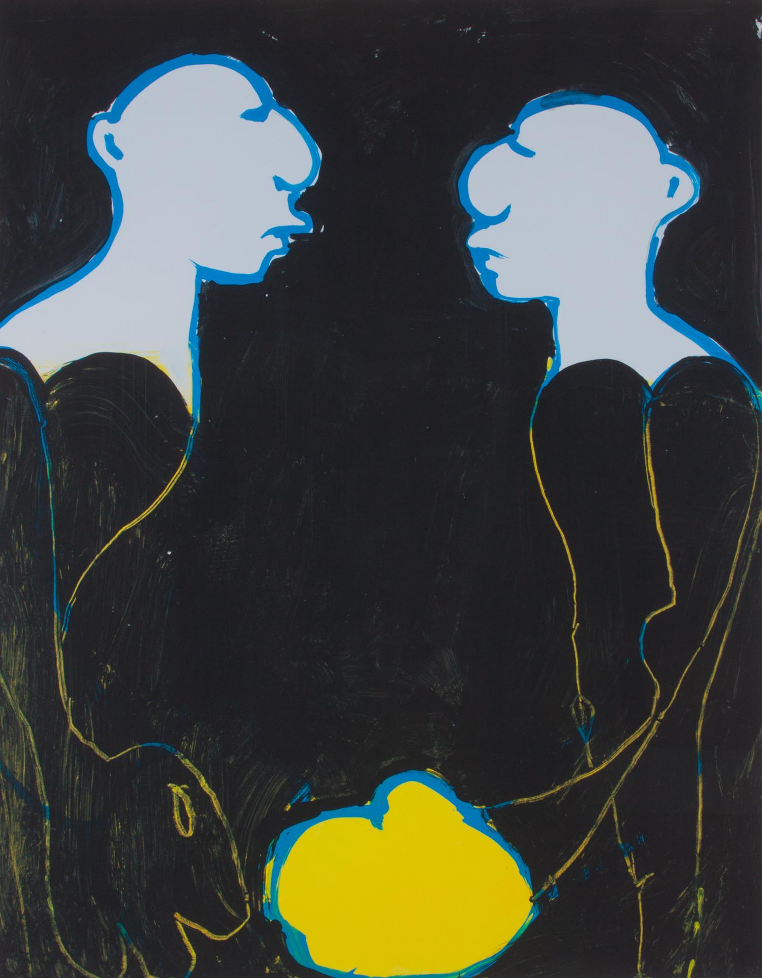 Ernest Trova, (American, 1927-2009), Untitled (Yellow Man Series)