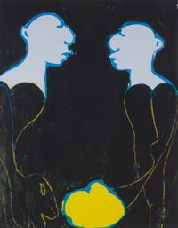 Ernest Trova, (American, 1927-2009), Untitled (Yellow Man Series)