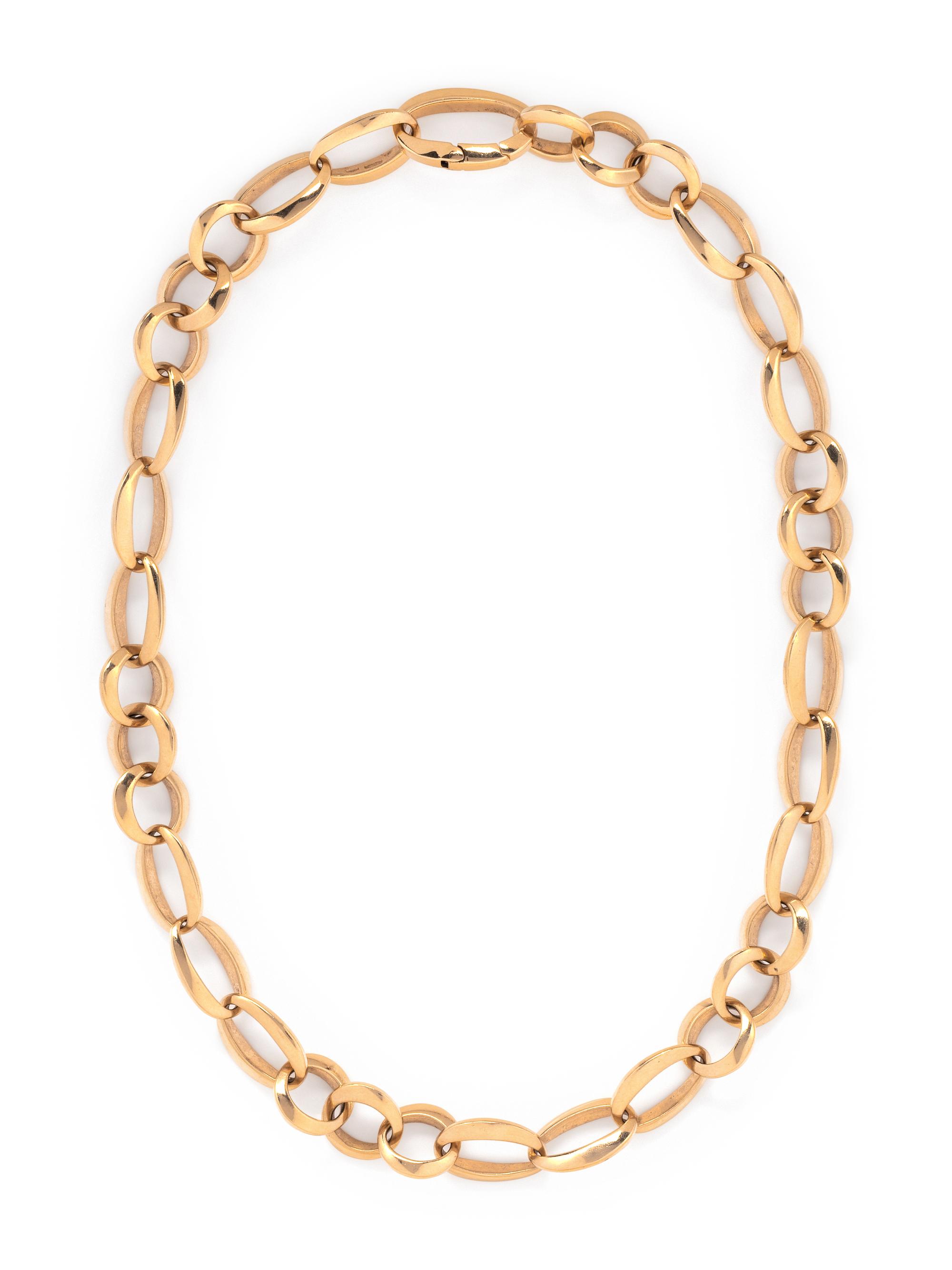 MATTIOLI, YELLOW GOLD NECKLACE