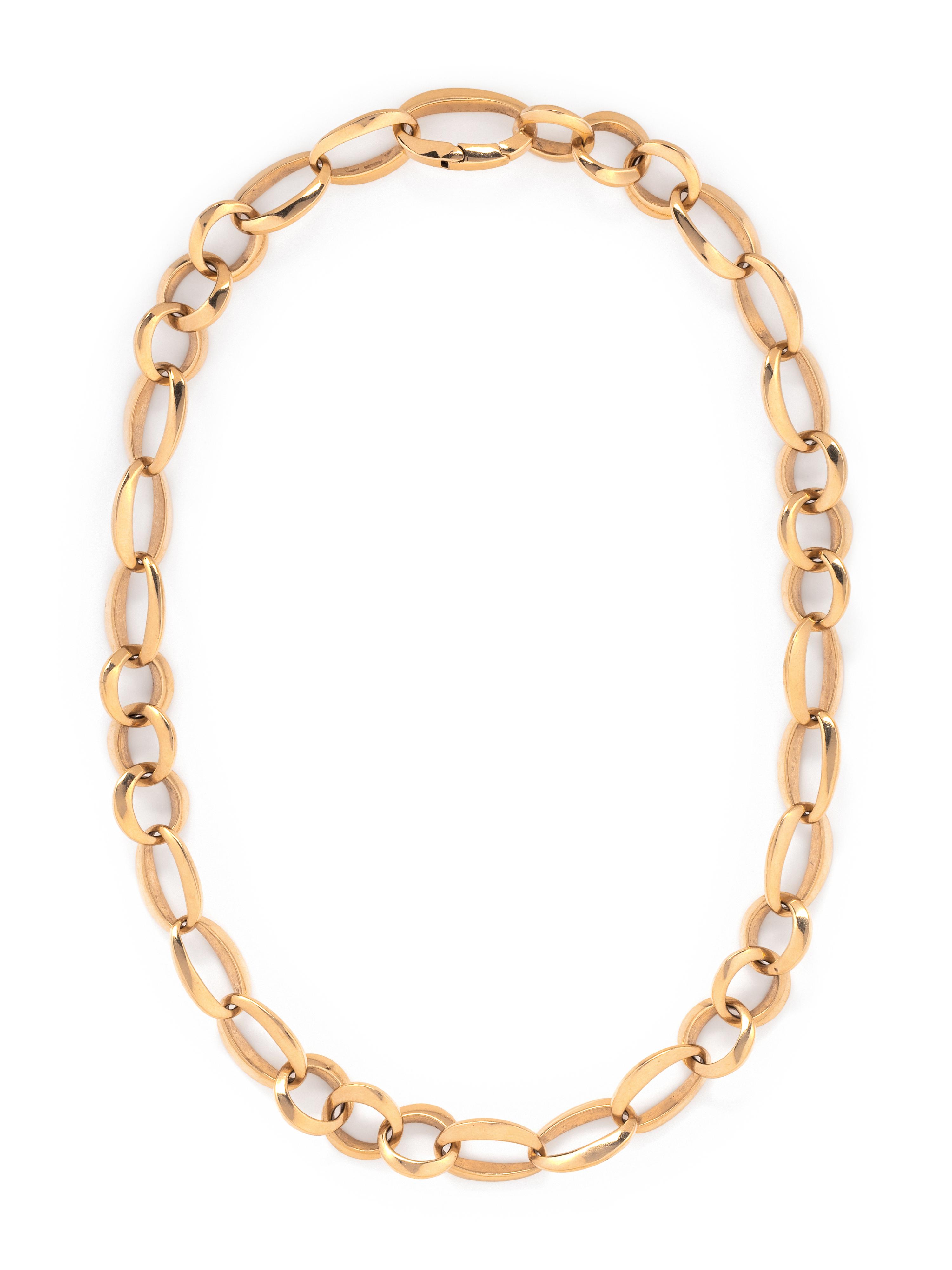 MATTIOLI, YELLOW GOLD NECKLACE