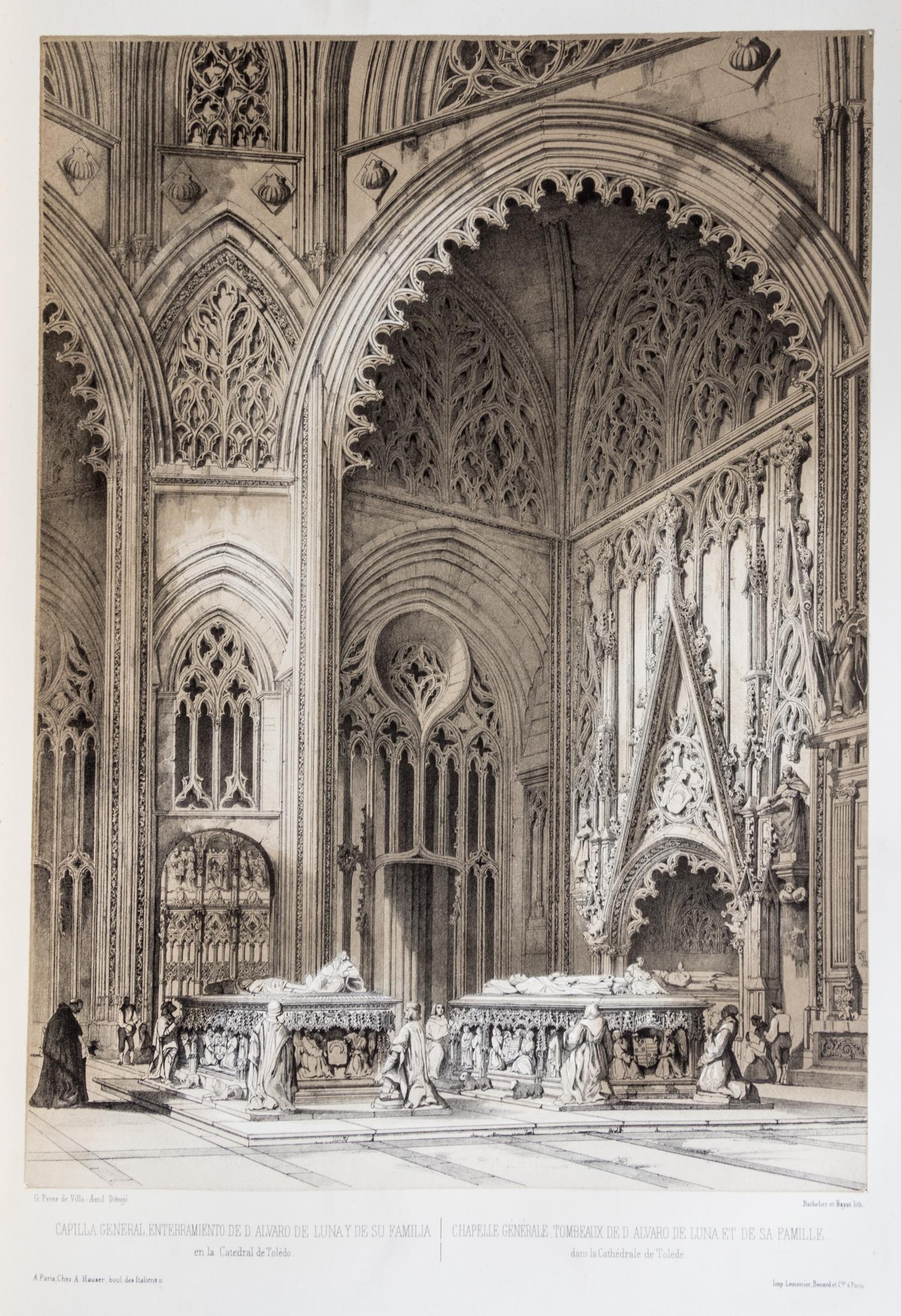 DE LA ESCOSURA, PATRICIO. Espana Artistica y Monumental. Paris, 1842-1844. First edition.