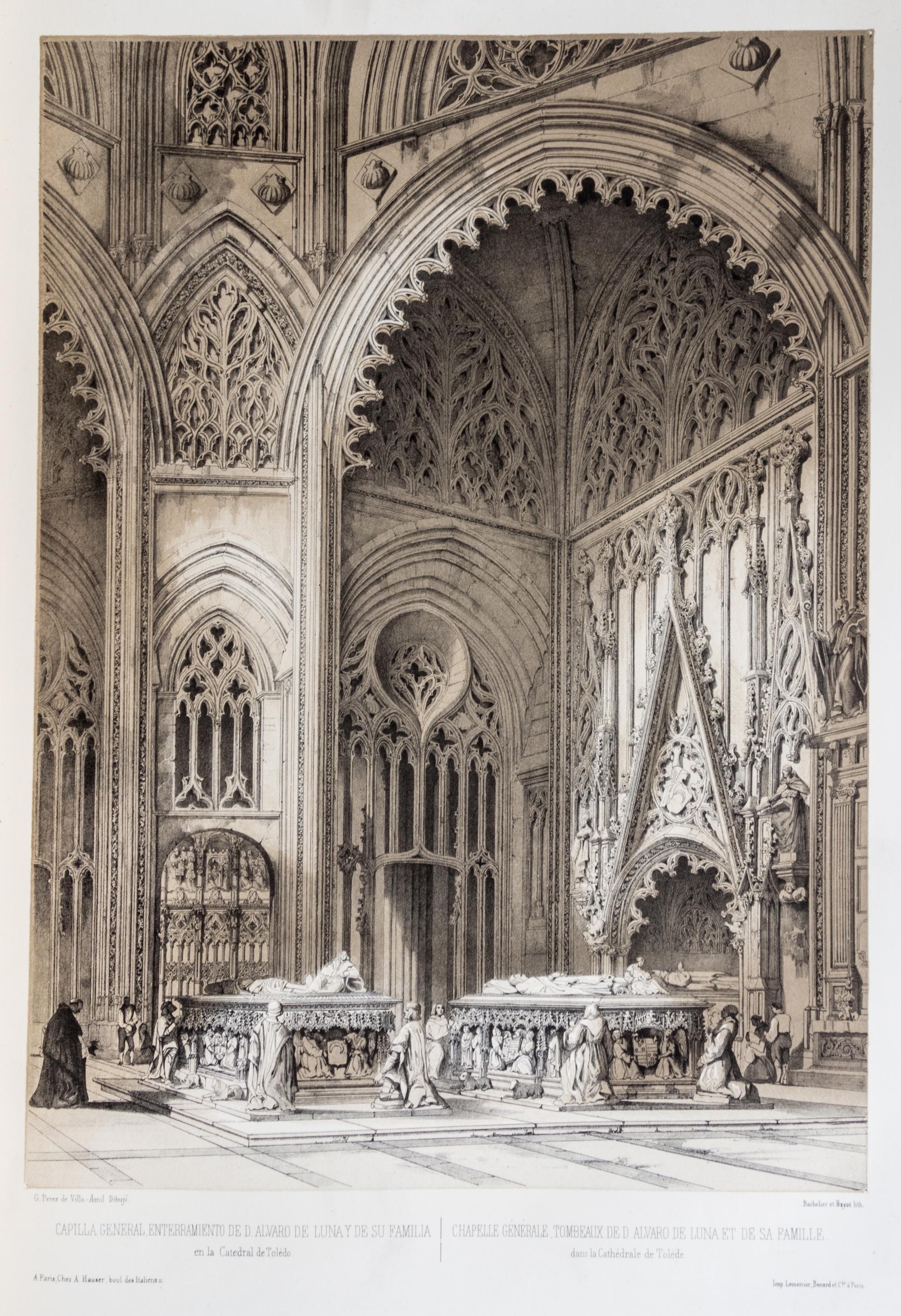 DE LA ESCOSURA, PATRICIO. Espana Artistica y Monumental. Paris, 1842-1844. First edition.