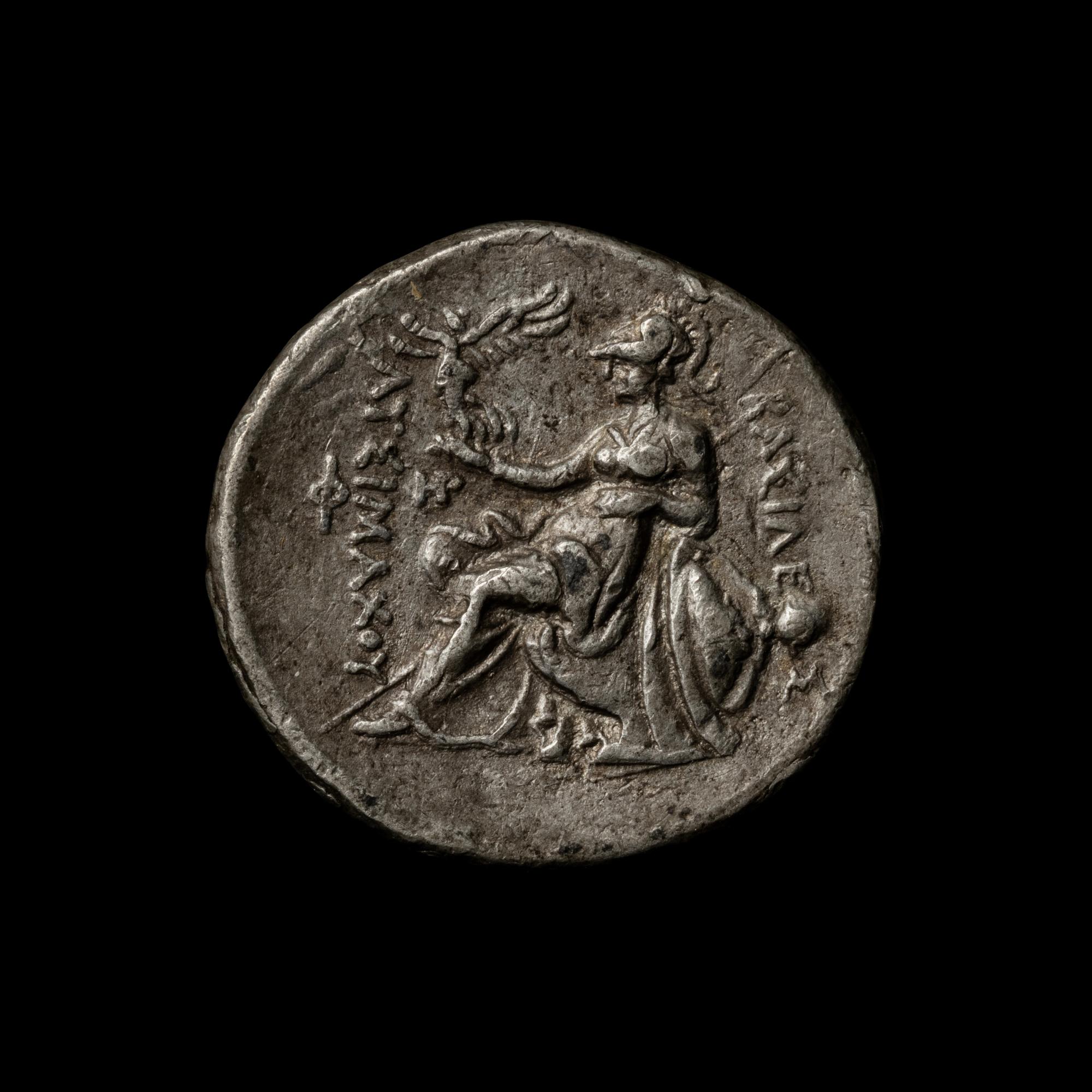 [ANCIENTS] THRACE. Lysimachos (c. 297-281 BC). Ar Drachm. (3.9 g, 20mm)