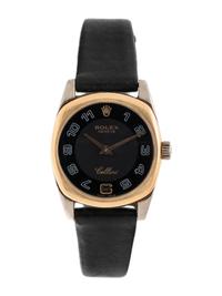 ROLEX, REF. 6229 18K BICOLOR GOLD 'CELLINI' WRISTWATCH