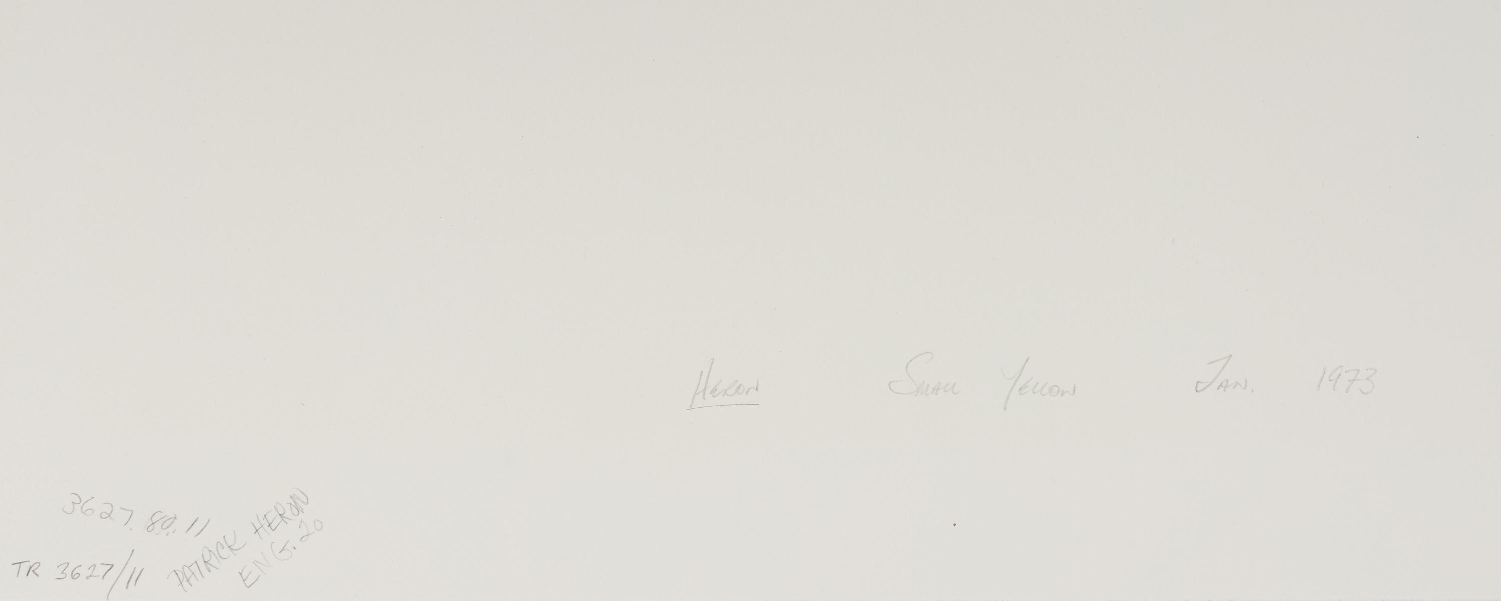 Small Yellow , 1973