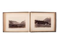 [EARLY PHOTOGRAPHY]. -- [NEW ZEALAND]. FERRIER, William (b. 1855), photographer. Mount Cook with Descriptive Notes & Map . Timaru, New Zealand.